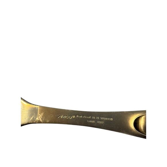 Stainless Steel Slotted Turner Spatula By Amco 13-10 8599 Rust Proof Kitchen Ute - Picture 2 of 5